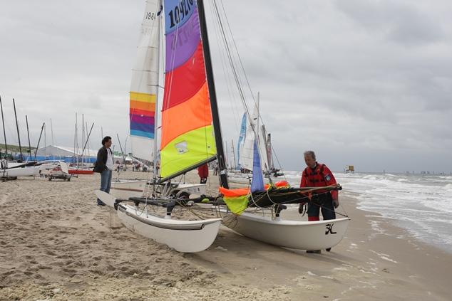 catamaran zeilen texel